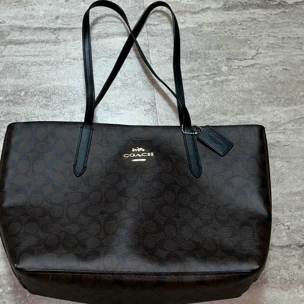 Coach Brown Tote Bag NWOT
